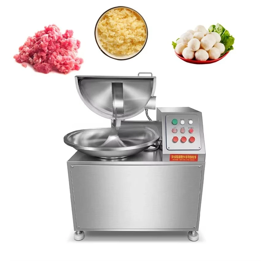 Factory Workshop Meat Chopping Mixer Machine Adjustable Rotation Speed For Versatile Meat Processing Scenarios