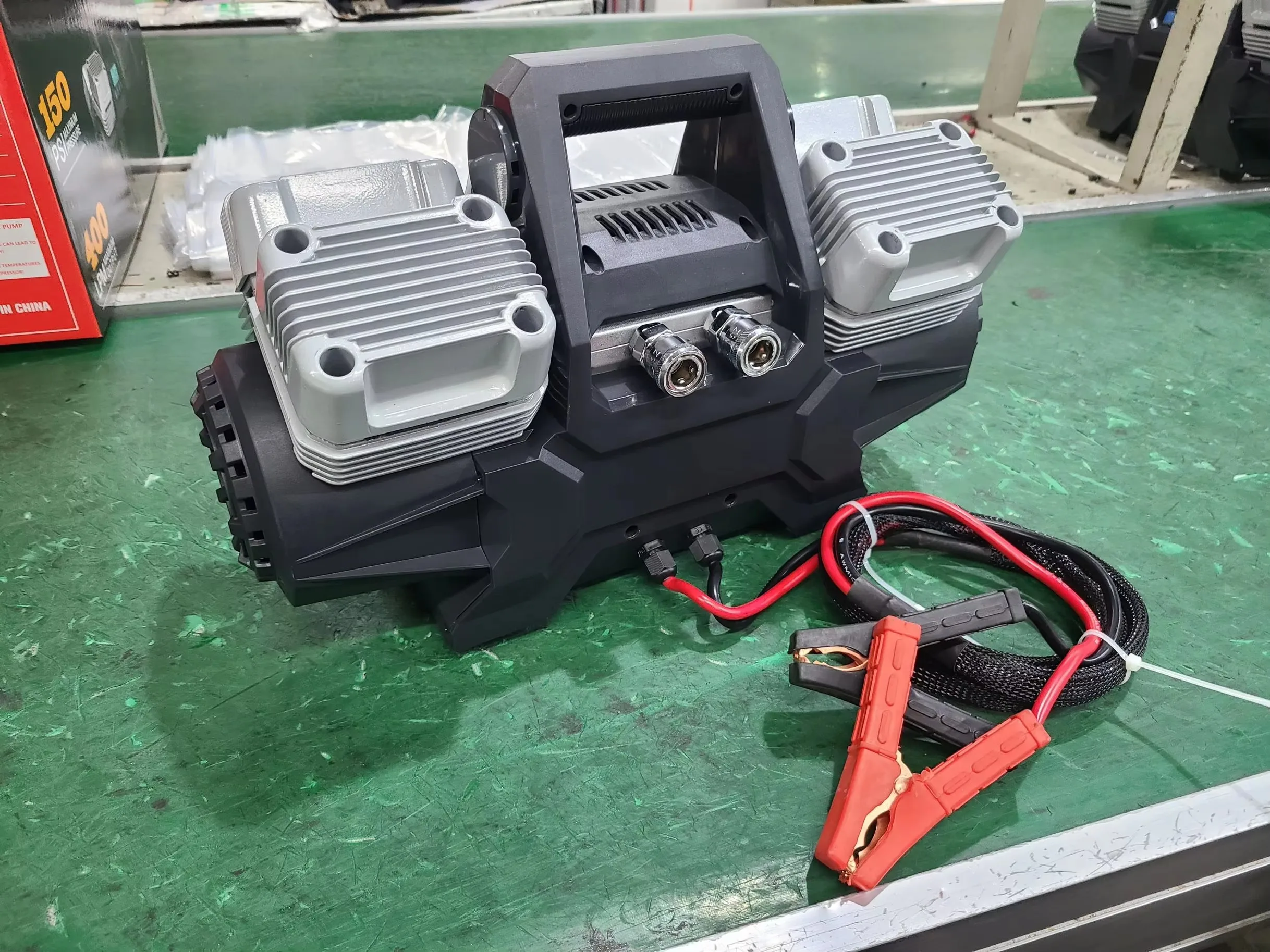 Heavy-duty Multi-functional Rapid Inflation Car Tire Inflation Pump,4-cylinder 200PSI Tire Inflation Machine,air Compressor 400L
