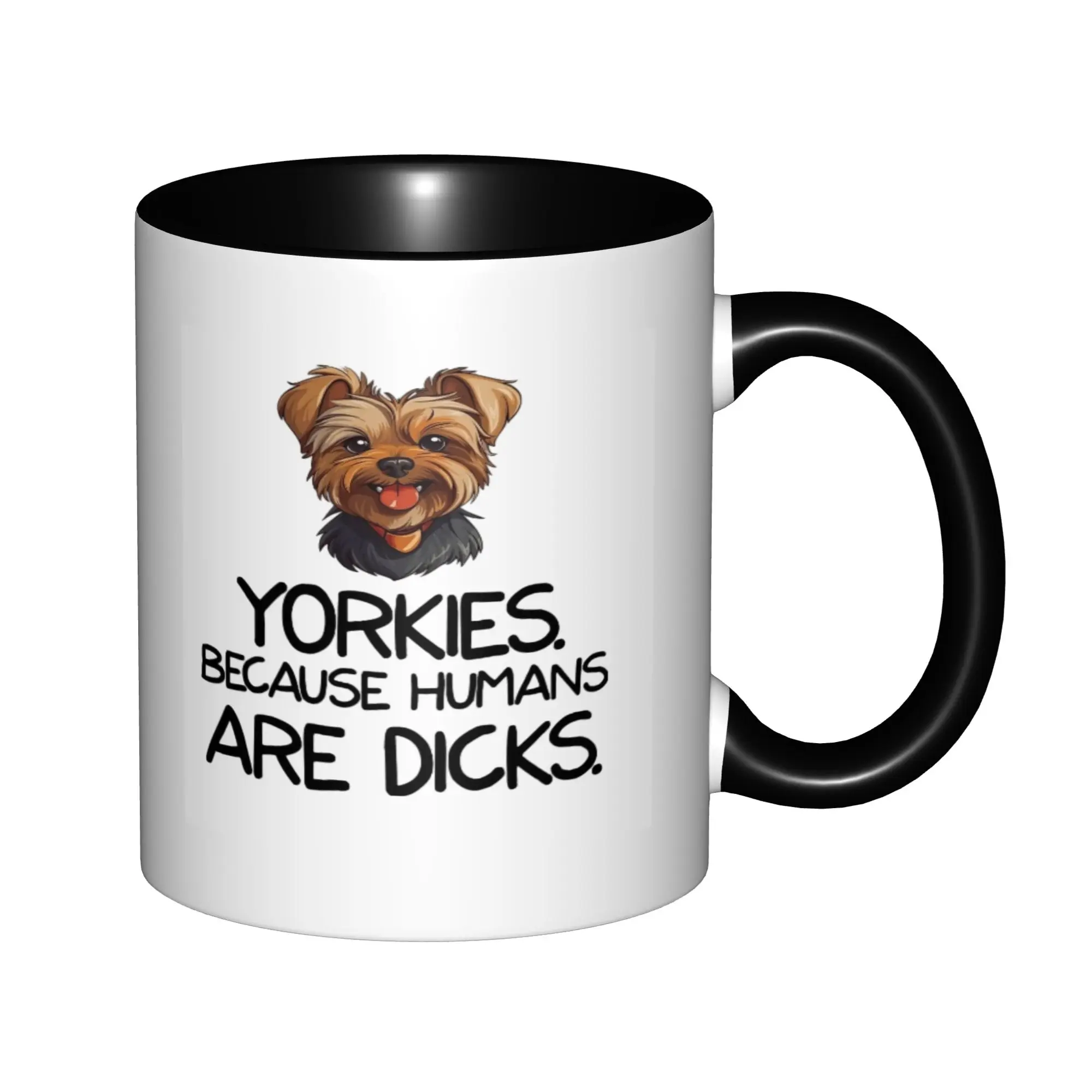

Funny Yorkie Owner Mug - Yorkie Dog Mom or Dad, Yorkshire Terrier Mugs For Birthday Coffee Mugs Ceramic Tea Cups 11oz