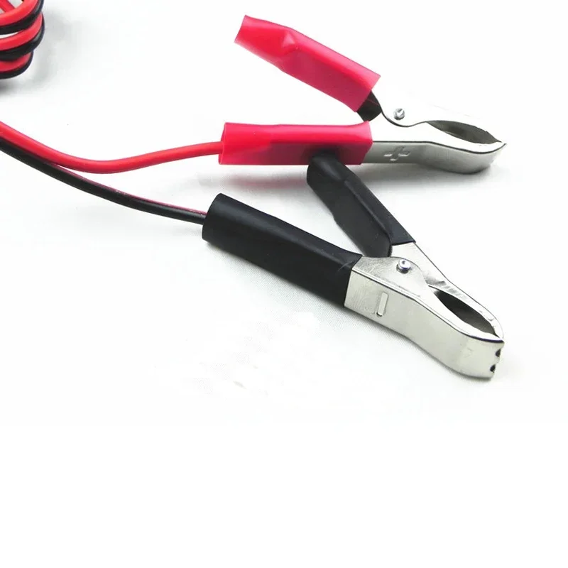 12V High Power Pure Copper Car Battery Clip Adapter for Cigarette Lighter Socket Universal Automotive Use Random Connector Head