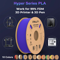 Creality Hyper PLA Filament 1.75mm 10 Colors High Fluidity High Speed 3D Printing Material Stable Extrusion Spool Dimensional
