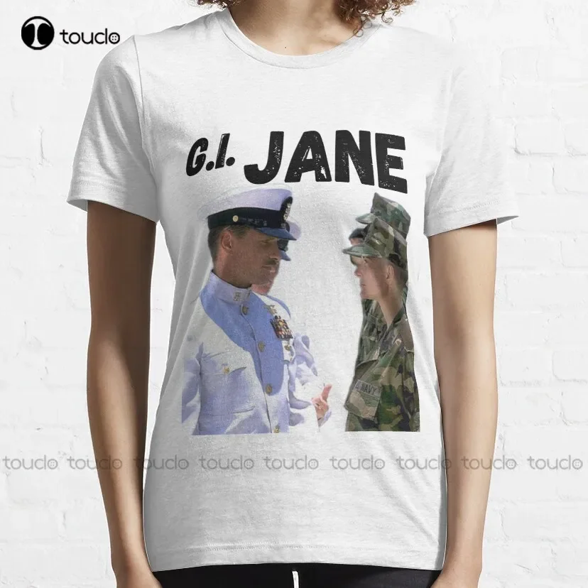 G.I. 제인 클래식 티셔츠 힙합 셔츠 남성용 여성용 셔츠 맞춤형 유니섹스 티 디지털 인쇄 통기성 코튼 힙합 ​​티