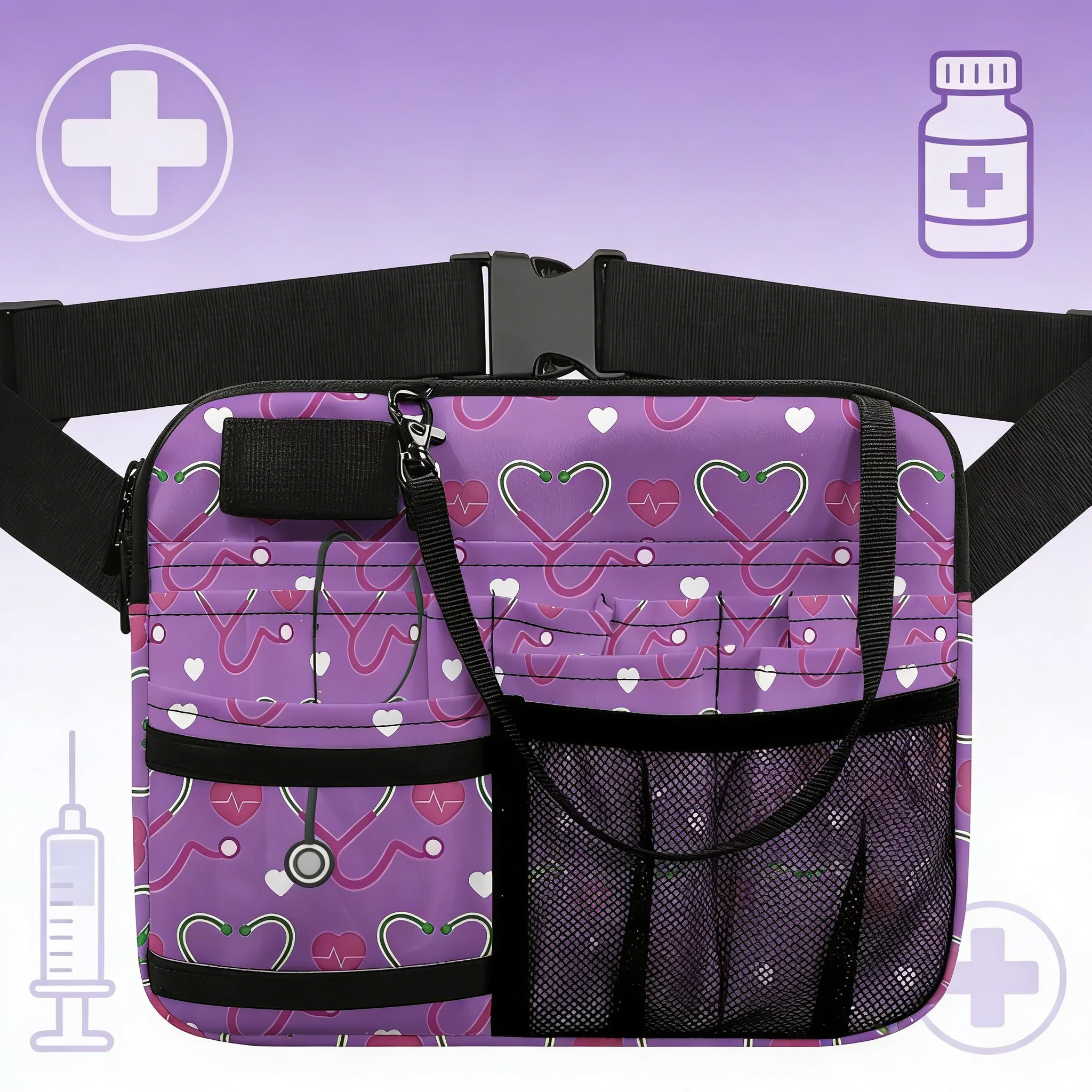 quick-dry-nurse-fanny-pack-medical-waist-bag-for-gym-activity