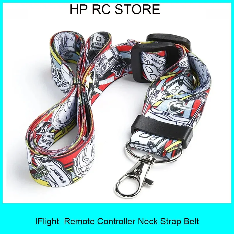 IFlight Adjustable Transmitter / Remote Controller Neck Strap Belt 25x500mm for FPV Drone Remote Control Strap