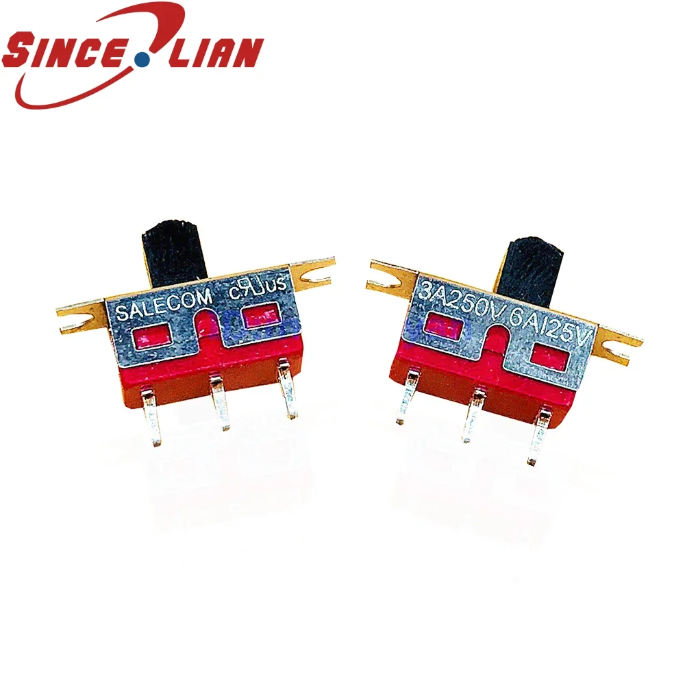 

3 Pin 2 Kam Ming Lehui Water Gun Refit Fitting 6A Micro move toggle Maintained SPDT Mini SPDT Push-pull Slide Switch