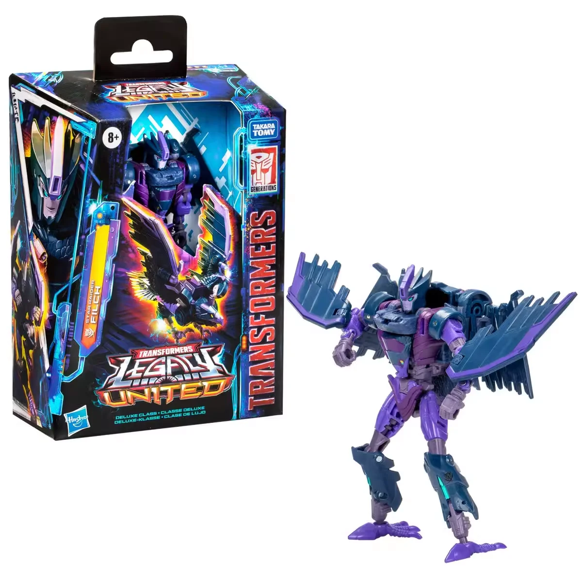 Hasbro – jouets classiques Transformers, Robots d'évolution Legacy, Star Raider Filch de luxe, Collection d'action, cadeau, en Stock