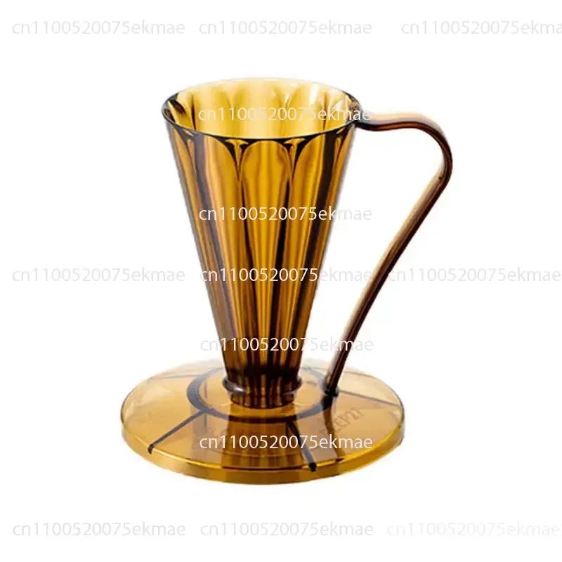 V27-degree Filter Cup – Single-serve Hand-brewed Coffee Drip Filter Cup, Petal-shaped Cone