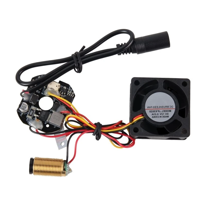 ABUG-High Brightness High-Power White Laser Module, For Car Light, Searchlight, Beam-Mini Copper, 12V, Blue To White
