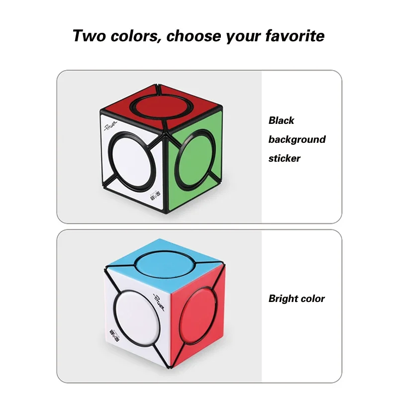 Nuevo superventas QiYi Cubo mágico de seis velocidades punto rompecabezas profesional FangYuan regalo para niños Cubo mágico juguete educativo juguete educativo