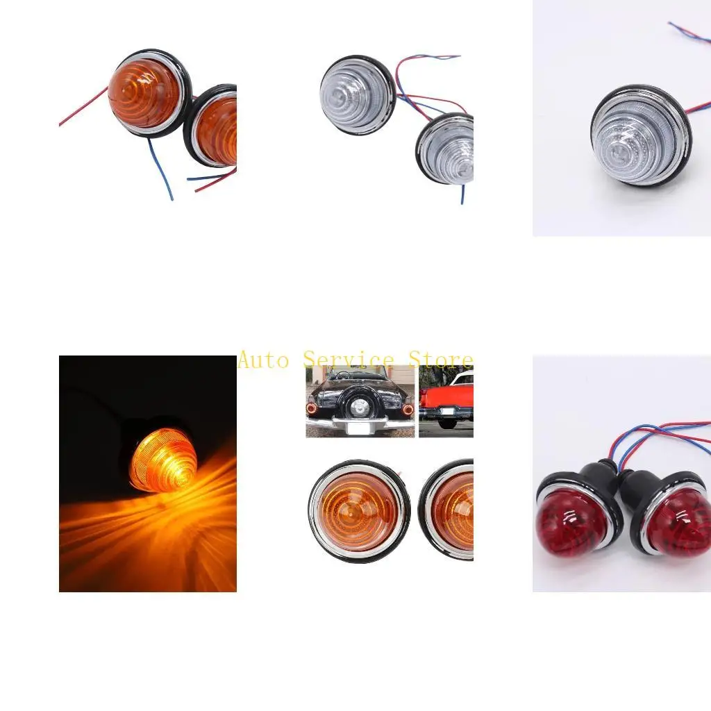 

462A 2Pcs Rear Brake Stop Light L594 LPB630 for Classical Car Rear Lamp