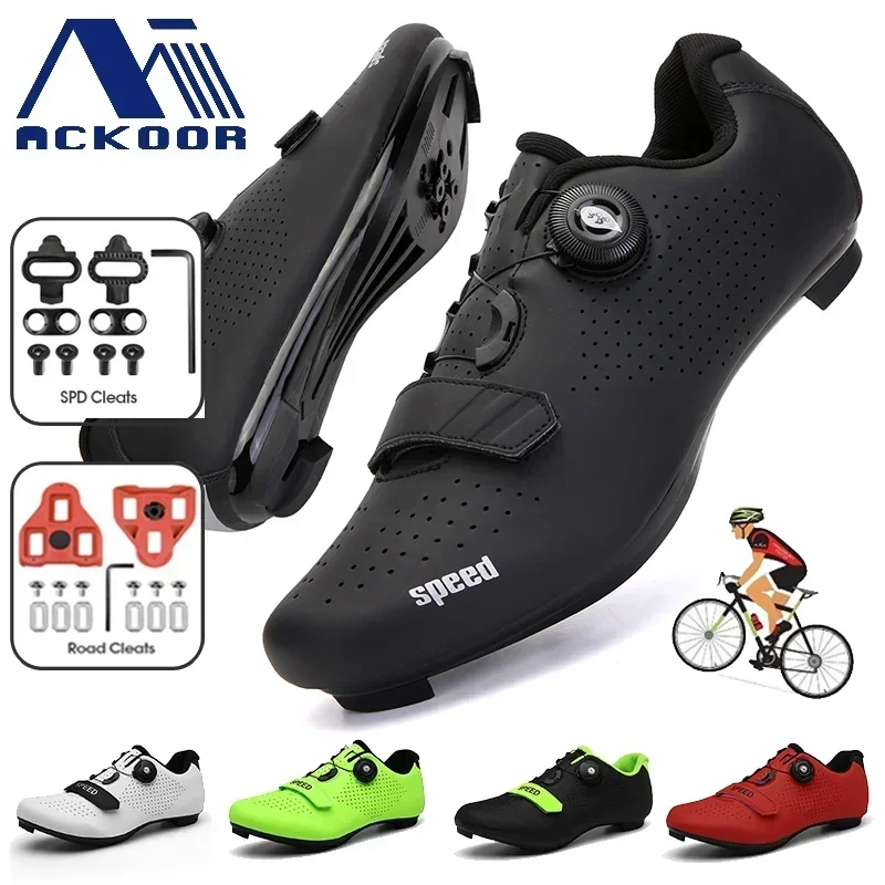 Cycling Sneaker Mtb Pedal Bicycle Shoes Flat Mountain Cycling Shoes Cleat Shoes Rb Speed Footwear Man Women 2023 New Selflocking