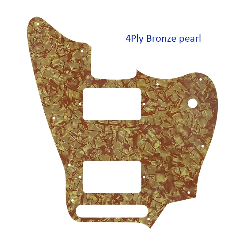 Fei Man Guirar Parts -For Mexico Jaguar Blacktop PAF Humbucker Guitar Pickguard PAF Humbucker Route Multicolor Options