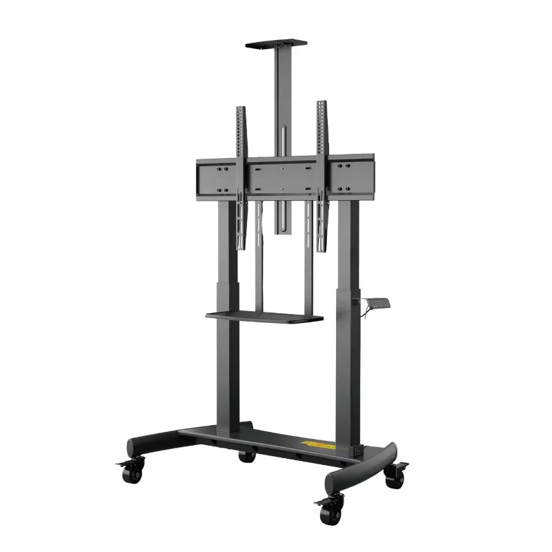 2026 izle Modern Dual Motor Floor TV Stand Mobile Height Adjus le Casters Por Motorized TV Lift