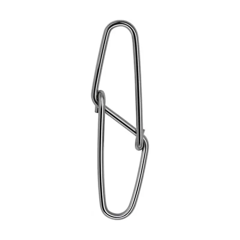 20pcs Stainless steel super ribbed pins bait pin Safety Pin Stainless Steel Fishing Hook Line Connector Snap Accessories