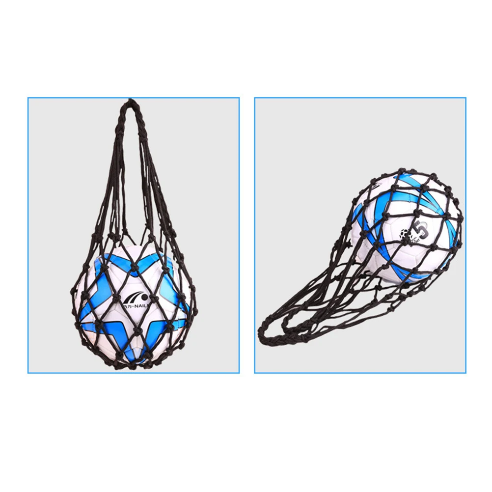 

Portable Strong for Sports Mesh Bag Soccer Football Net Bag Basketball Volleyball Storage Sports Mesh Gym Stadium Use