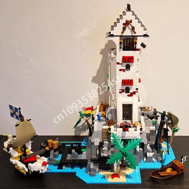 1922PCS MOC City Building Crimson Cove Tower Build Model Building Blocks Stacking Brick Creative Kid Toy Gift