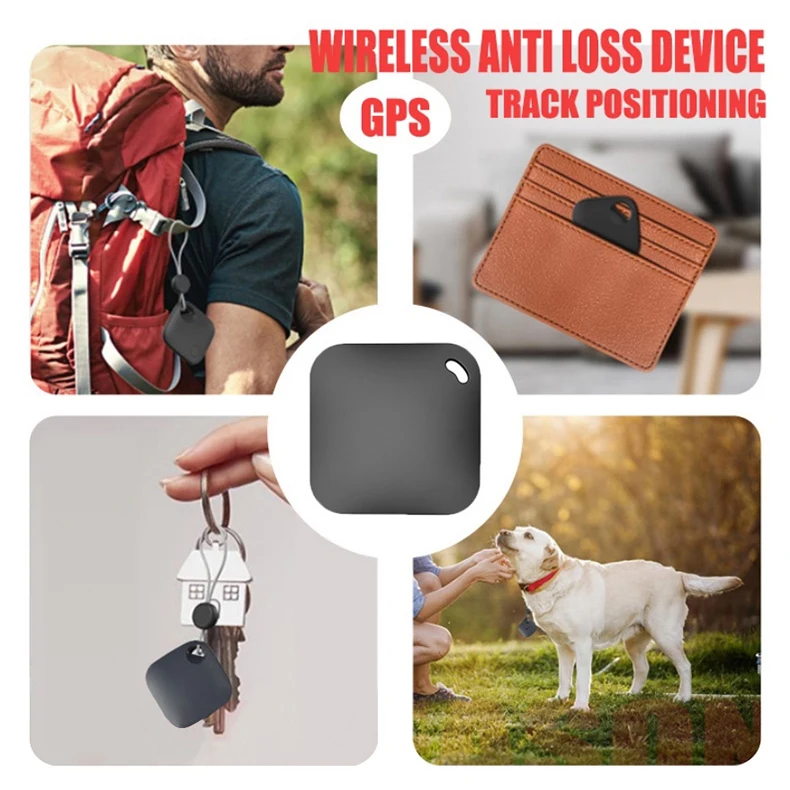 Bagagem portátil item GPS Tracker, Bluetooth para Pet, Localizador de coleira, Sistema de rastreamento anti-perdido