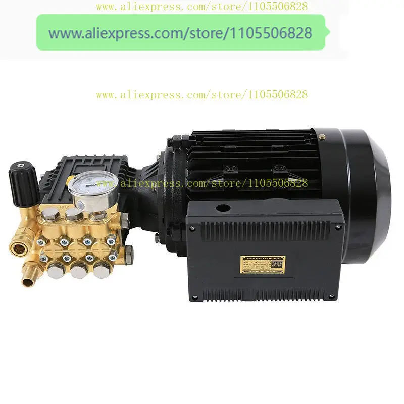 High pressure cleaner motor plus pump head combination commercial car washing machine