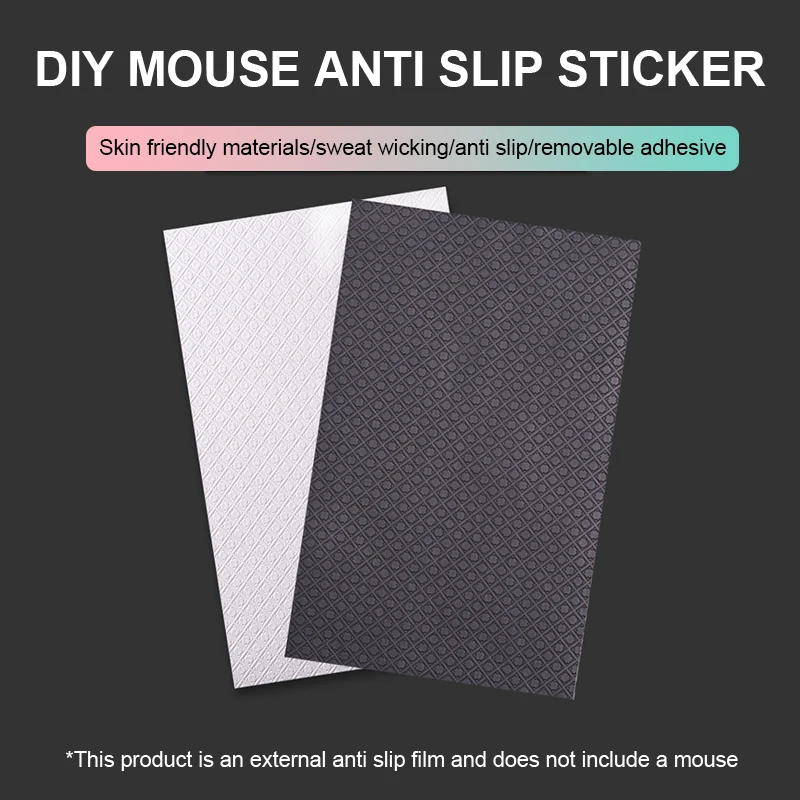 15*11cm DIY Anti-Slip Mouse Sticker For Universal Wireless Gaming Mouse Sweat-Proof Wear-Resistant Grip Tape For PC Desktop