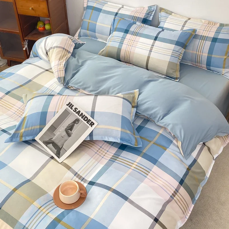 Classical British Collegiate Bedding Set or Single Duvet Cover Soft Comfortable Quilt Covers Aesthetic Durable Comforter Cover