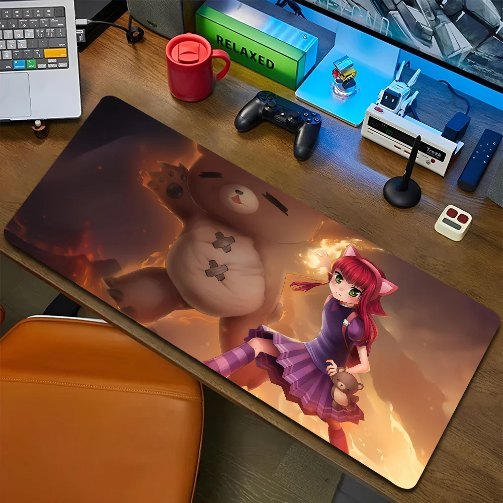 1pc LOL Annie Non-slip Mouse Pad Suitable For Office Computers Laptops E-sports Game Desk Mats XXL Keyboard