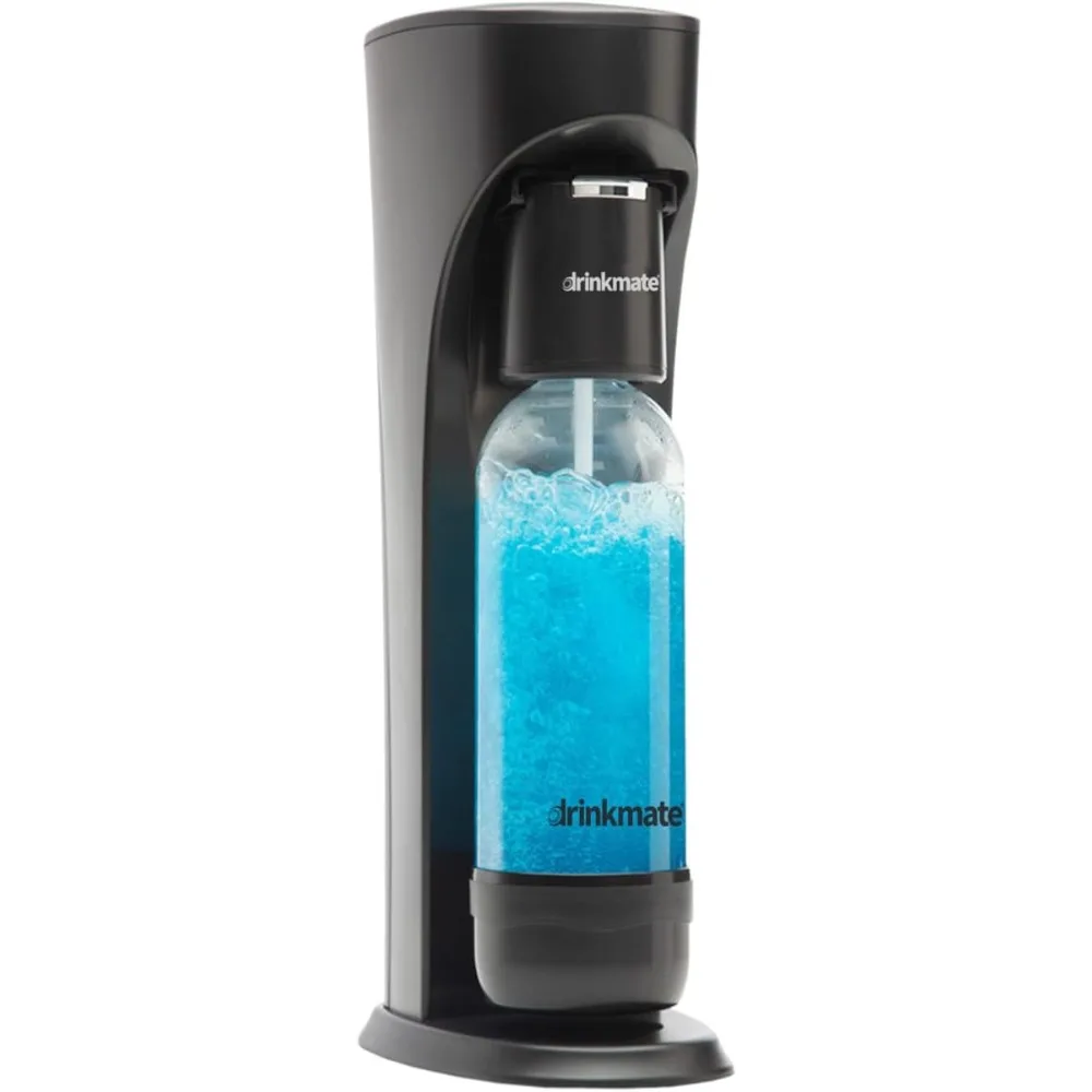 OmniFizz Sparkling Water and Soda Maker, Carbonates Any Drink Without Diluting It, CO2 Cylinder Not Included