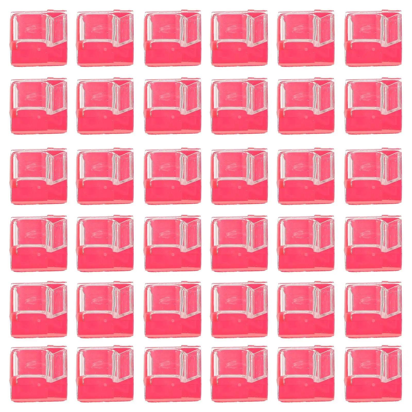 

50 Pcs Thread Holder Fixed Line Clip Cord Wire Cable Fixing Clamp Wall Adhesive Office