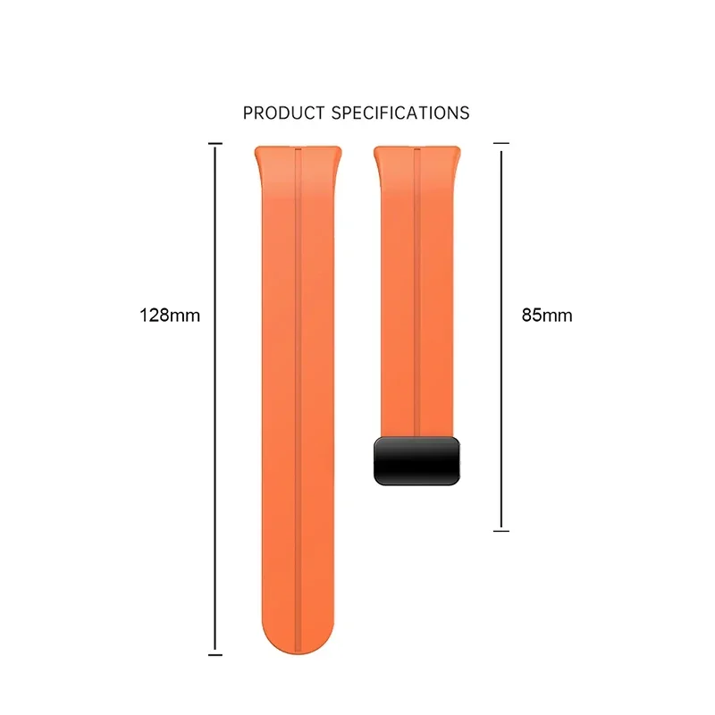 Silicone Bracelet For Samsung Galaxy Fit 3 Watch Band Magnetic Buckle Wrist Strap For Samsung Galaxy Fit 3 R390 Correa