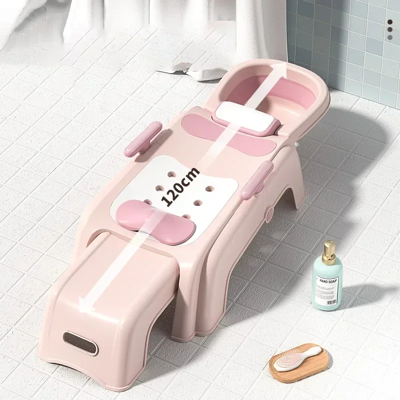 Portable Hairdressing Chair Home Shampoo Beauty Kids Shampoo Chair Folding Cheap Adult Sedia Per Shampoo Salon Furniture image 2