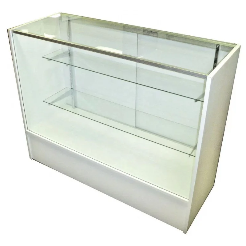 custom，70inch  Wooden Glass Display Counter Full Smoke Shop Showcase with LED Lighting