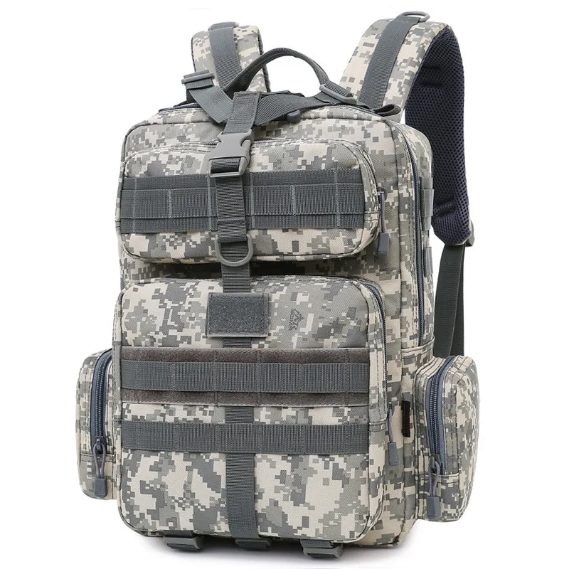 Backpack Headphone Plug Camouflage Men Women Multifunctional Outdoor Sports Camping Backpacks Tracing Travel Shoulder Bags