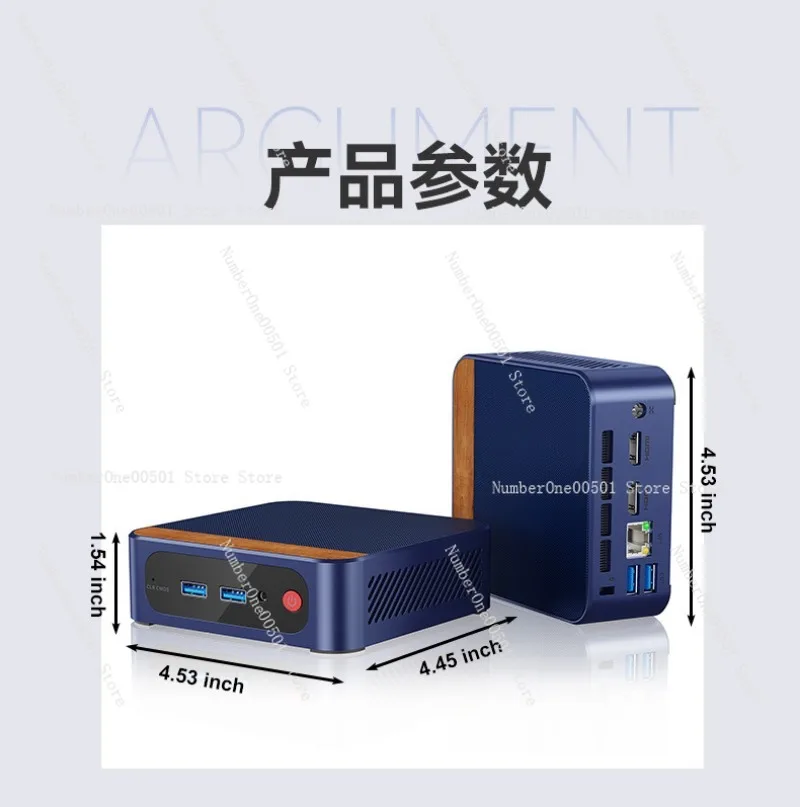 شاشة مزدوجة 4K كمبيوتر صغير الجيل الثاني عشر N100 N150 خفيف ورقيق محمول لتعليم الكمبيوتر المكتبي نقطة نهاية سحابة