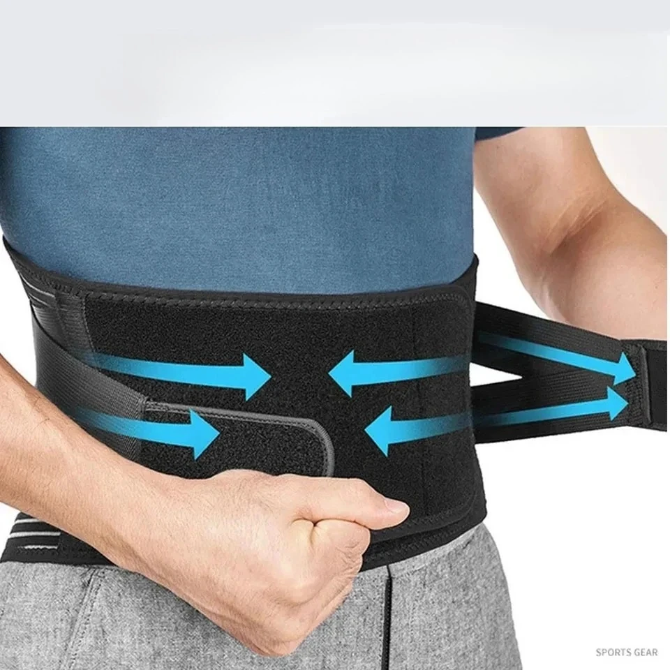 حزام الظهر الخصر دعم قطني وسادة الظهر مشد العظام للرجال النساء حامي الخصر حزام مدرب خصر العمود الفقري عيد الميلاد