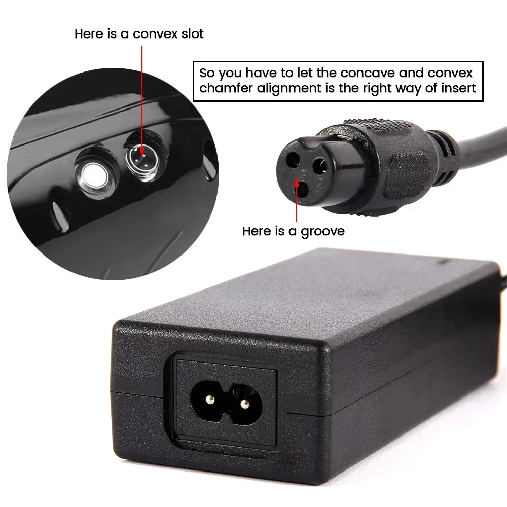 42 فولت 2A العالمي ليثيوم سكوتر شاحن ل 36 فولت الكهربائية Hoverboard سكوتر التوازن الذاتي الاتحاد الأوروبي الولايات المتحدة التوصيل التيار المتناوب 100-220 فولت