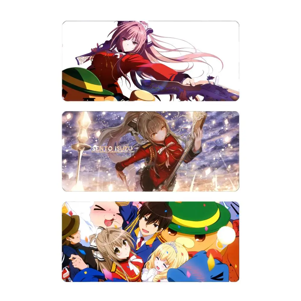 Cute Sweet Anime A-Amagi Brilliant Park Sento Isuzu Mouse Pad Mousepad Large Gaming LockEdge Thickened PC Table Desk Mat