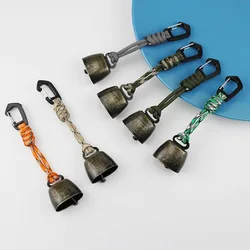 (1pcs) Hiking Metal Bear Bell Camping Wind Retro Bear Bells