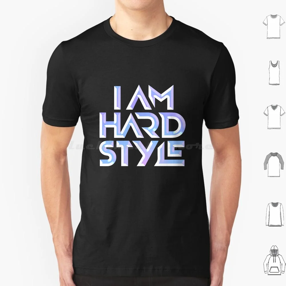 

Футболка I Am Hardstyle 6xl, хлопковая крутая футболка Brennan Heart Hardstyle Dutch Hard Style Hard Style Ride With Me Beast Rave Donk