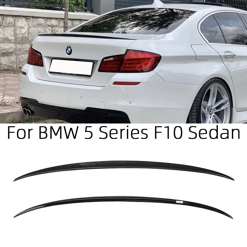 

For BMW 5 Series F10 F18/F10 M5 Sedan M5 Style Carbon fiber Rear Spoiler Trunk wing 2009-2017 FRP honeycomb Forged