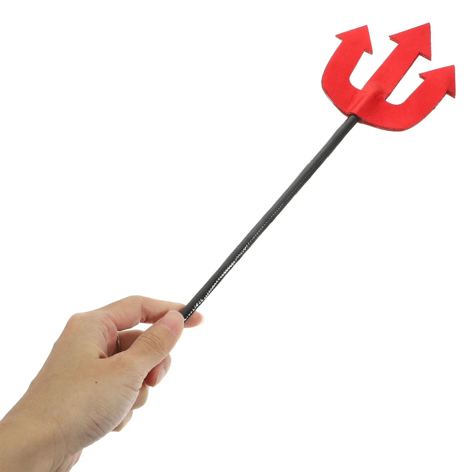 여성용 뿔 머리띠 1세트 악마 의상 세트 가벼운 플라스틱 악마 삼지창 소품 가면 무도회 생일 크리스마스 행사용