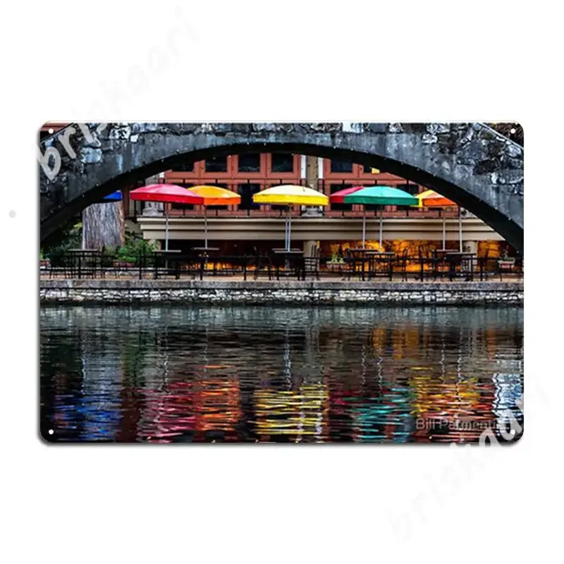 San Antonio Riverwalk Texas Metal Signs Poster Decoration Bar Cave Wall pub Tin sign Posters