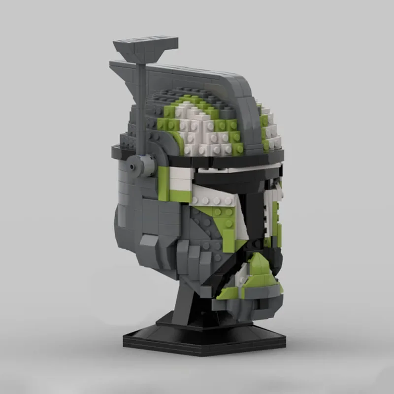 

770 шт. MOC научно-фантастический фильм (ЗВЕЗДЫЙ БАТЛ) ARC Lambents шлем серии строительные блоки модель фестиваль детский подарок