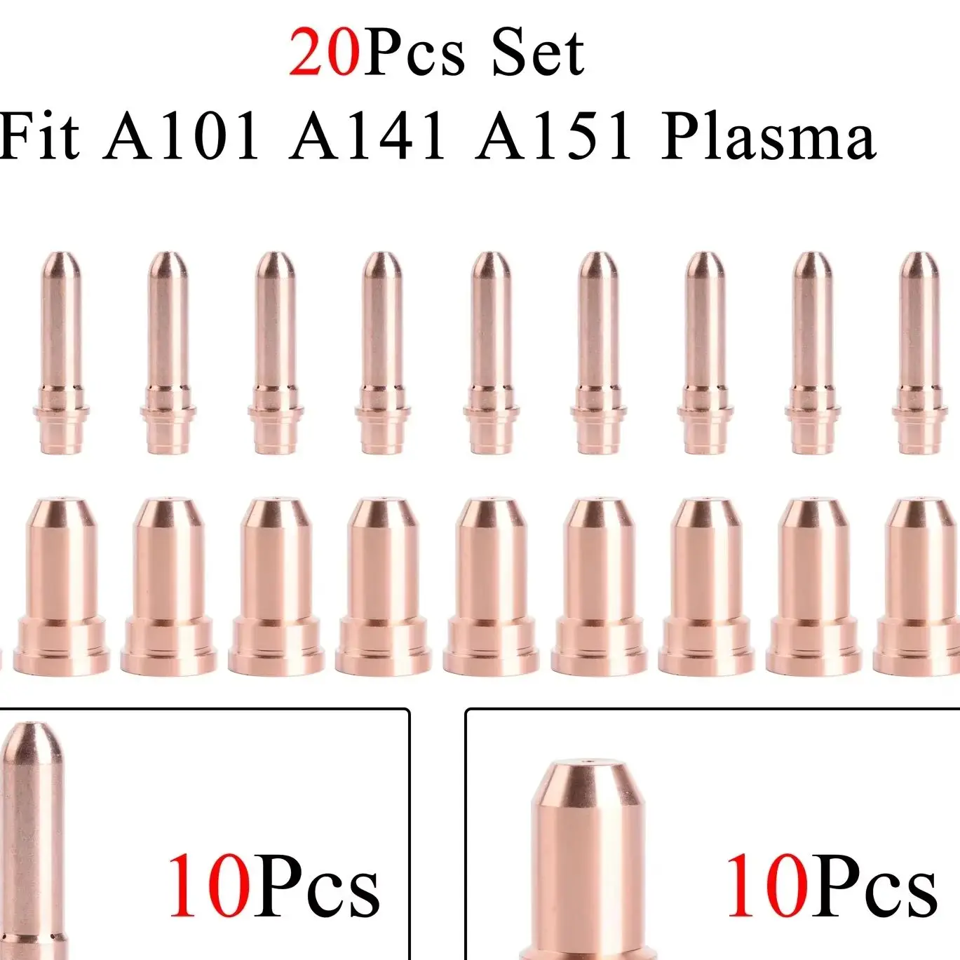 20pcs-plasma-long-electrode-pr0116-long-nozzle-tip-pd0117-14mm-17mm-19mm-fit-trafimet-a90-a101-a141-a151