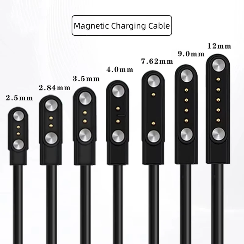 2Pin 4Pin Magnetic Smartwatch Dock Charger Smart Watch Charger Adult Kids Smartwatch Power Charge Wire Dock Charger Cord Adapter