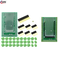 Compatible With MEGA2560 Double-side PCB Prototype Screw Terminal Block Shield Board Kit For Arduino Mega 2560 R3