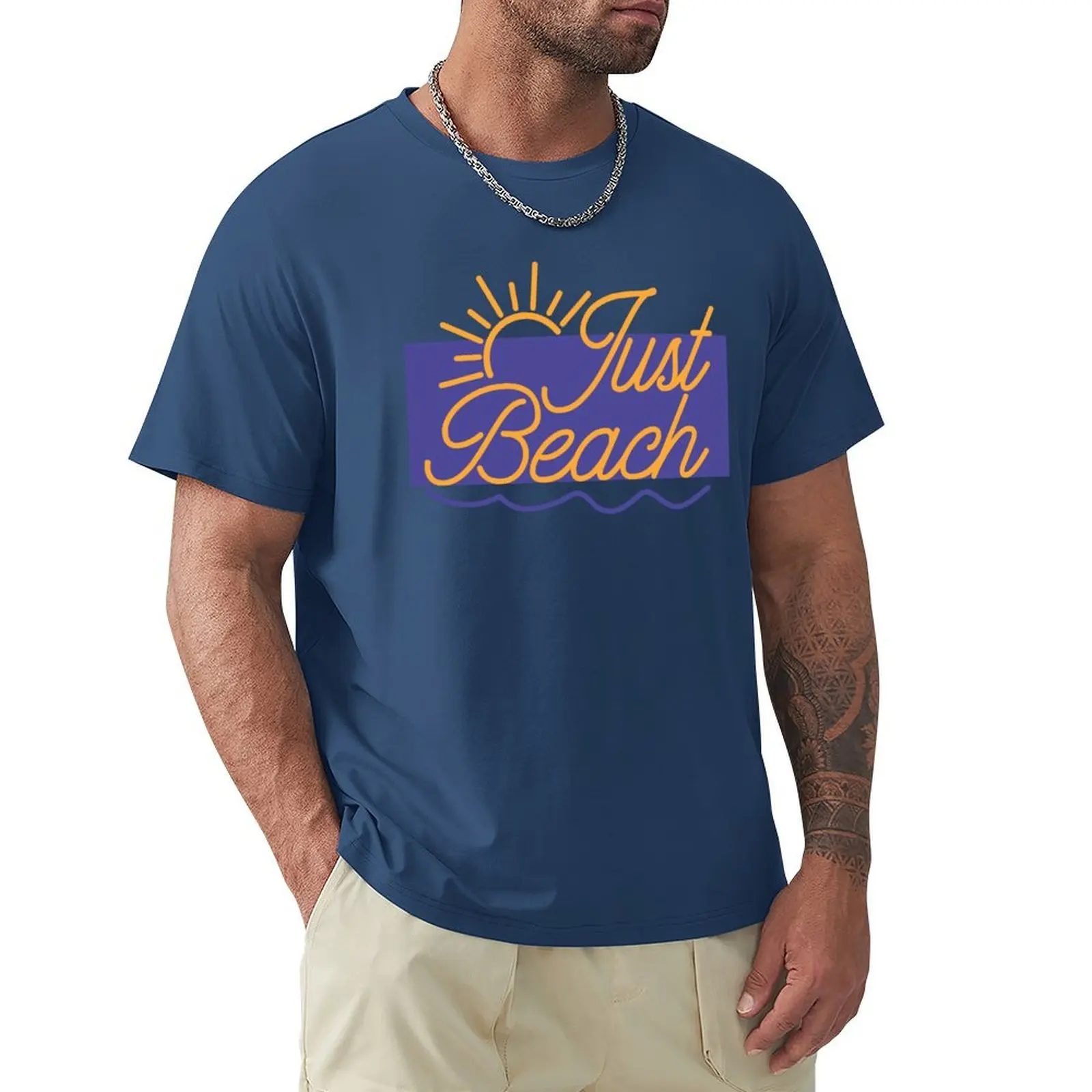 

Just Beach T-shirt customs heavyweights new edition t shirt for men