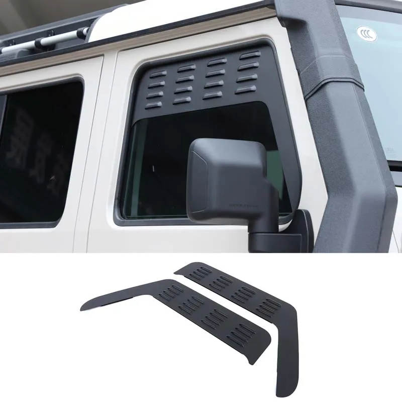 Front Window Shutter Louver Panel Cover Front Window Air Vent Louver Cover Front Vent Louver Trim For Ineos Grenadier 2020-2026