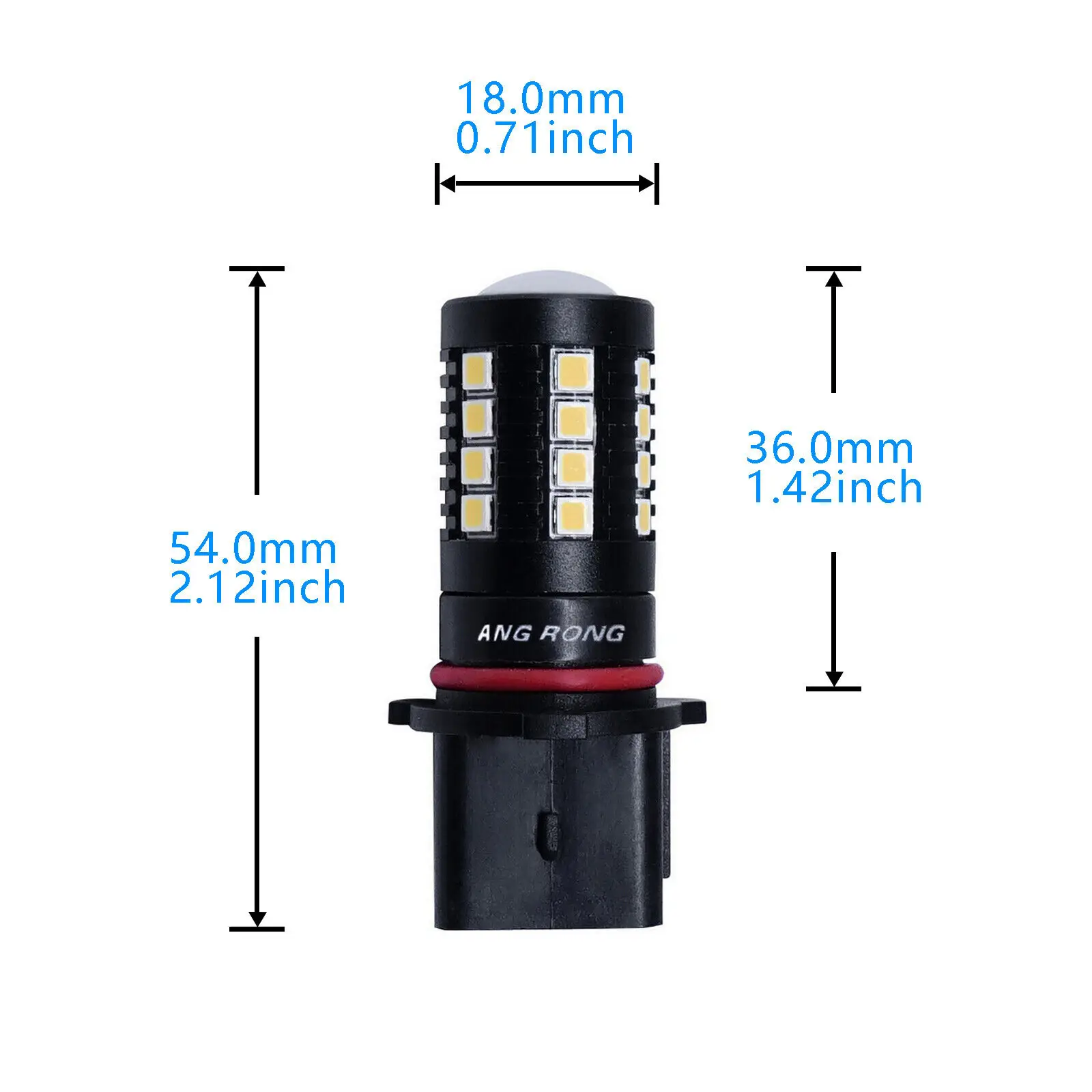 2x PSX26W P13W 15W 3030 LED Bulbs Sidelight Fog Daytime Running Light DRL Canbus