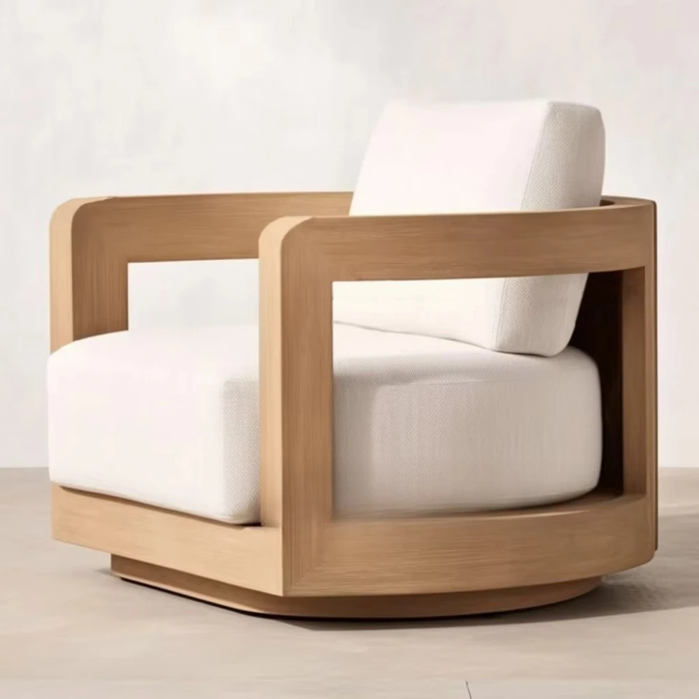 Luxury modern garden set outdoor leisure sofa, suitable for use in villas, hotels, and parks
