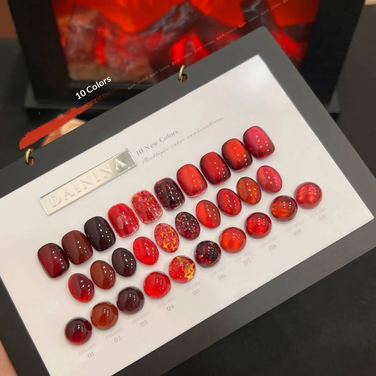 

10 Colors 15ML Reflective Cat Eye Magnetic Nail Gel Soak UV LED Gel Salon Female Nail Art Tools Fashion Holographic Manicure