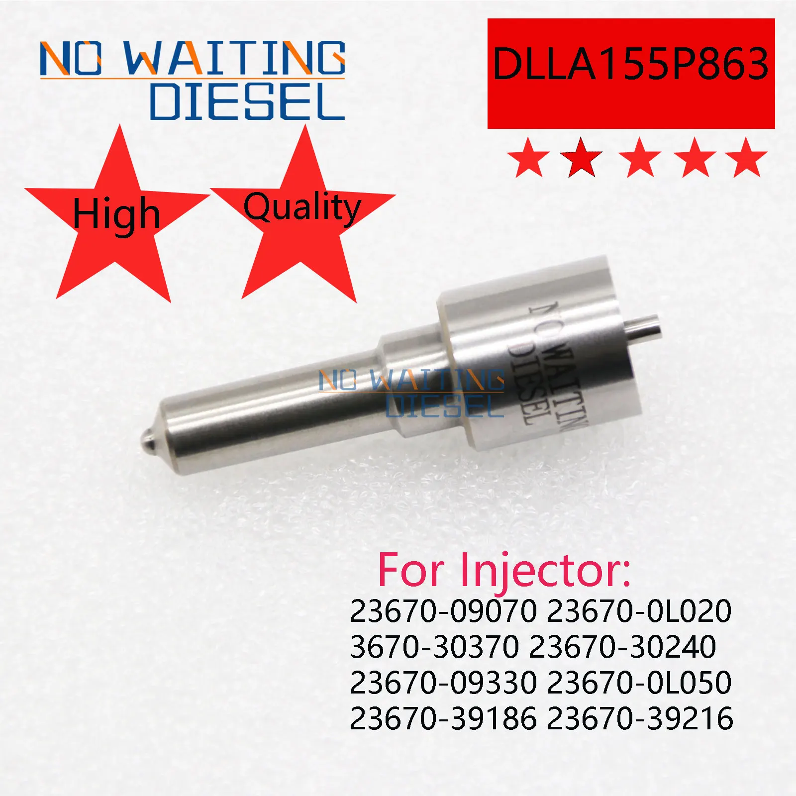 

DLLA155P863 Common Rail Injection Nozzle DLLA 155 P863 For Toyota 095000-8290 9709500-829 DCRI108290 SM295040-6110